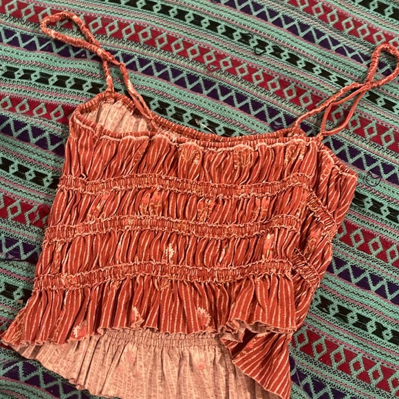 NWOT 💞 WE THE FREE  Dolce Vita  Strappy Roughed tank top boho dreams Tank 🌙☀️ - Picture 6 of 9